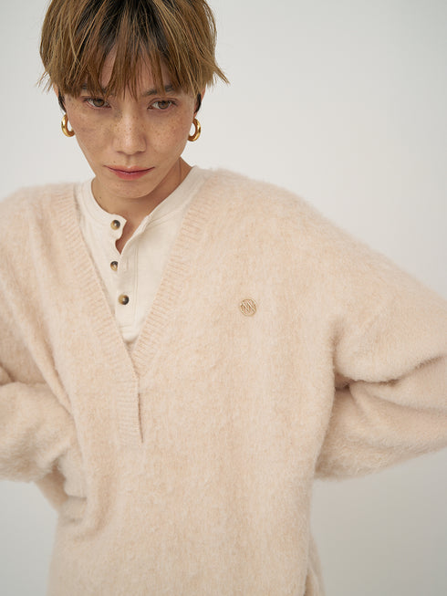 【 予約:10月上旬 】HENRY NECK LONG TEE /Y254-81110